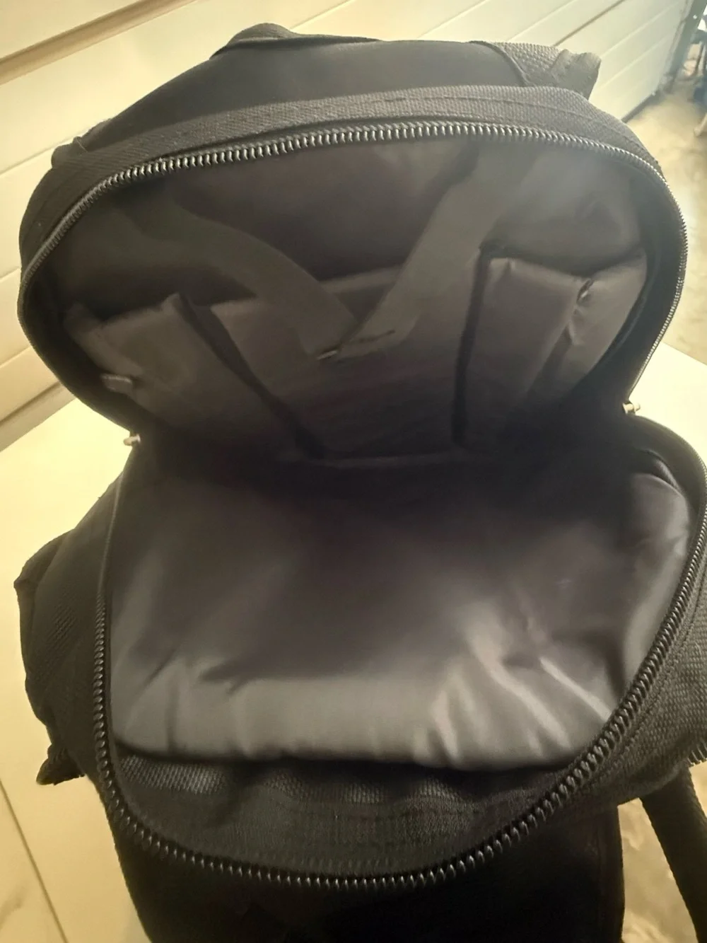 Swiss Gear Black Men’s Travel Backpack with Red Cross Accent